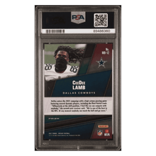 CeeDee Lamb PSA 9 2021 Panini Mosaic Masquerade Ballers Card #MB12