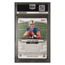 Josh Allen PSA 10 2018 Panini Rookies & Stars Precision Passers Card #PP17