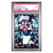 Caleb Williams PSA 9 2024 Panini Prizm Prizmatic Green Ice Rookie RC Card #1