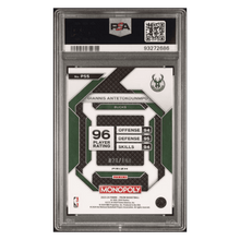 Giannis Antetokounmpo PSA 10 2023 Panini Prizm Monopoly All Star Red Millionaire Shimmer #d/ 100 Card #PS5