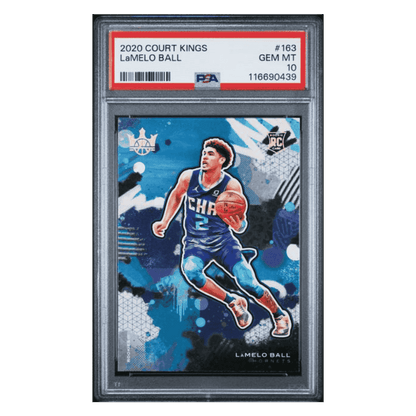 LaMelo Ball PSA 10 2020 Panini Court Kings Rookie RC Card #163