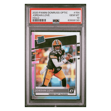 Jordan Love PSA 10 2020 Panini Donruss Optic Holo Rated Rookie Card #154