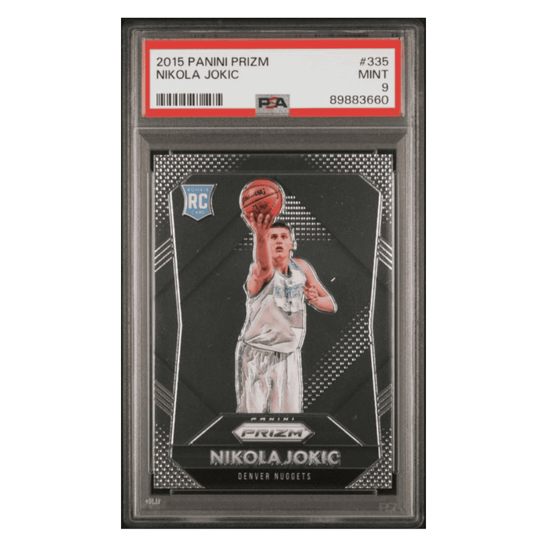 Nikola Jokic PSA 9 2015 Panini Prizm Rookie RC Card #335