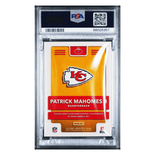 Patrick Mahomes PSA 9 2017 Panini Donruss Optic Rookie Phenom Jersey Patch Card #7