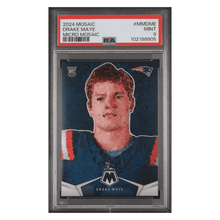 Drake Maye PSA 9 2024 Panini Mosaic Micro Mosaic Rookie RC Case Hit Card #MMDME