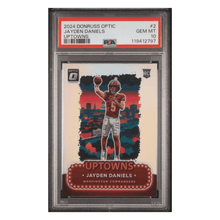 Jayden Daniels PSA 10 2024 Panini Donruss Optic Uptowns Rookie RC Card #2