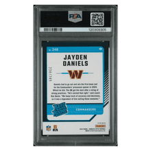 Jayden Daniels PSA 10 2024 Panini Donruss Optic Orange Rated Rookie #d/ 249 Card #248
