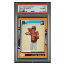 Jayden Daniels PSA 10 2024 Panini Donruss Optic Orange Rated Rookie #d/ 249 Card #248