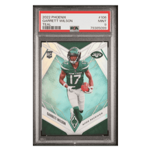 Garrett Wilson PSA 9 2022 Panini Phoenix Teal Rookie RC #d/ 150 Card #106