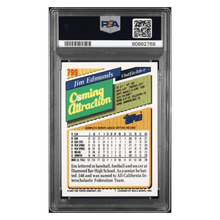 Jim Edmonds PSA 9 1993 Topps Coming Attraction Card #799