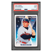 Jim Edmonds PSA 9 1993 Topps Coming Attraction Card #799