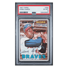 Hank Aaron PSA 6 1967 Topps Card #250