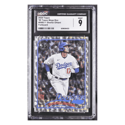 Shohei Ohtani CGC 9 2024 Topps '89 Mega Box Foilboard Card #89B2-1