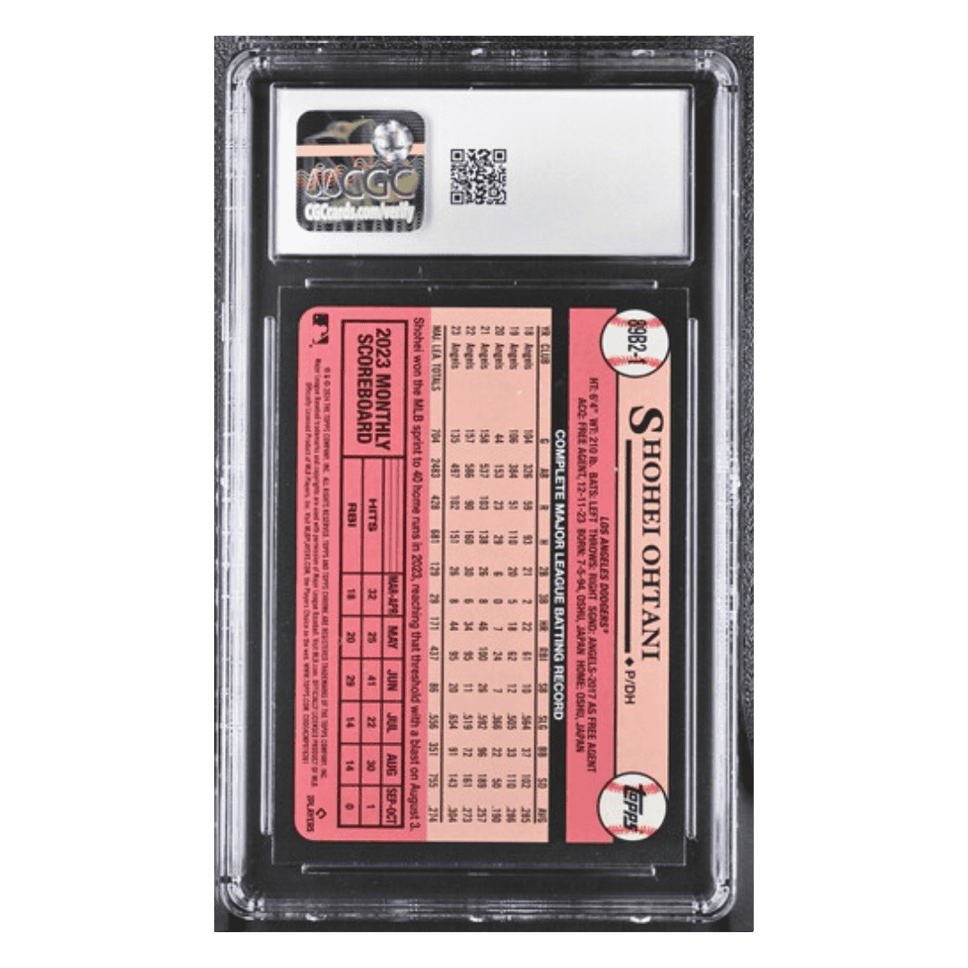 Shohei Ohtani CGC 9 2024 Topps '89 Mega Box Foilboard Card #89B2-1
