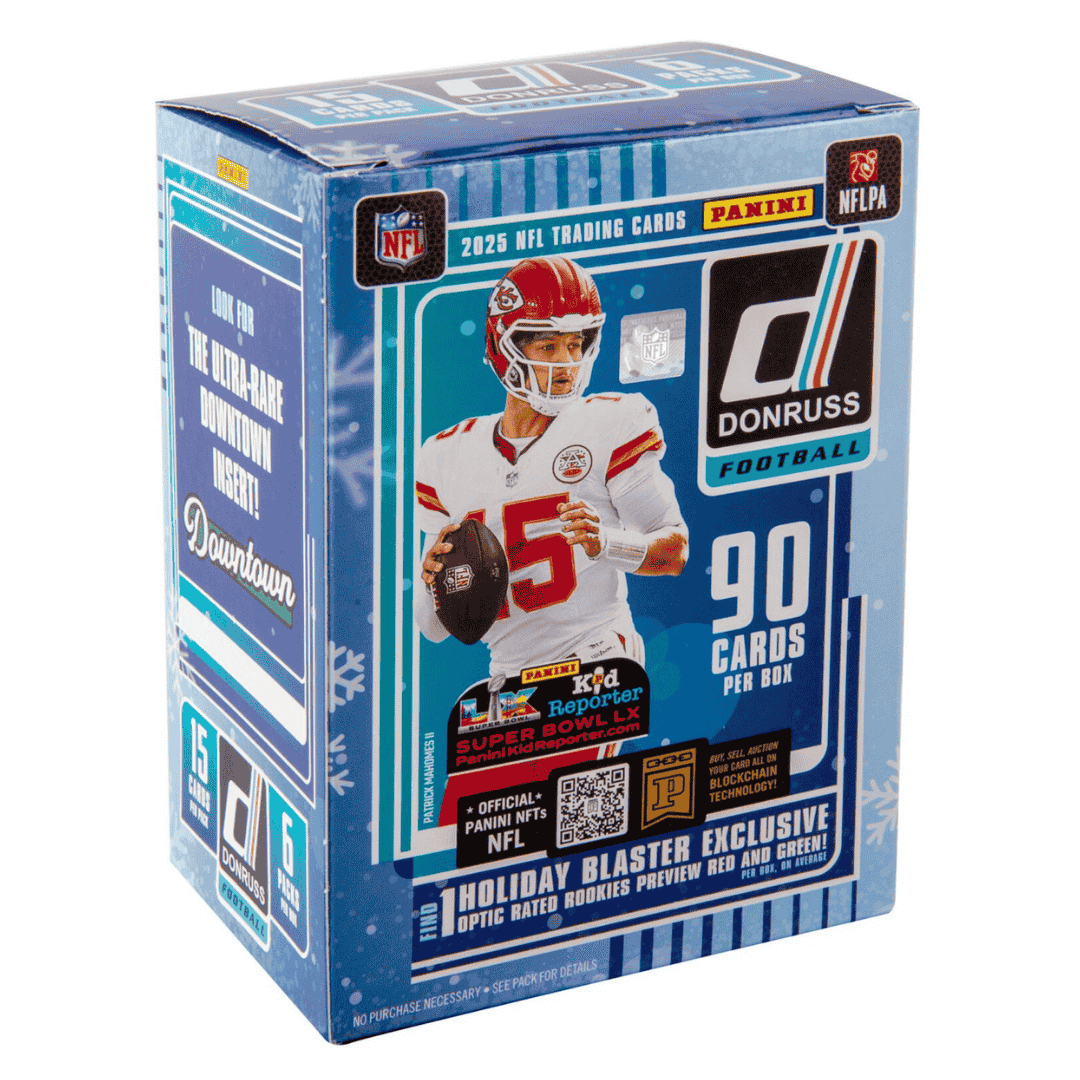 2025 Panini Donruss NFL Football Blaster Box - Holiday Blaster