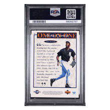 Michael Jordan PSA 9 1995 Upper Deck Minor League MJ One on One Card #10