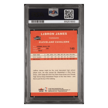 LeBron James PSA 10 2004 Fleer Tradition Card #140