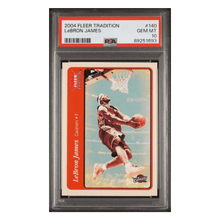 LeBron James PSA 10 2004 Fleer Tradition Card #140