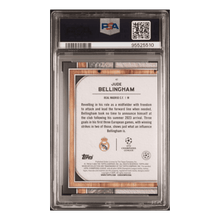 Jude Bellingham PSA 9 2023-24 Topps Museum Collection UEFA Champions League Ruby #d/ 25 Card #47