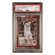 Jude Bellingham PSA 9 2023-24 Topps Museum Collection UEFA Champions League Ruby #d/ 25 Card #47