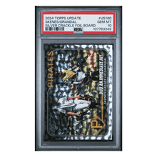 Paul Skenes & Yasmani Grandal PSA 10 2024 Topps Update Silver Crackle Foil Board Card #US160