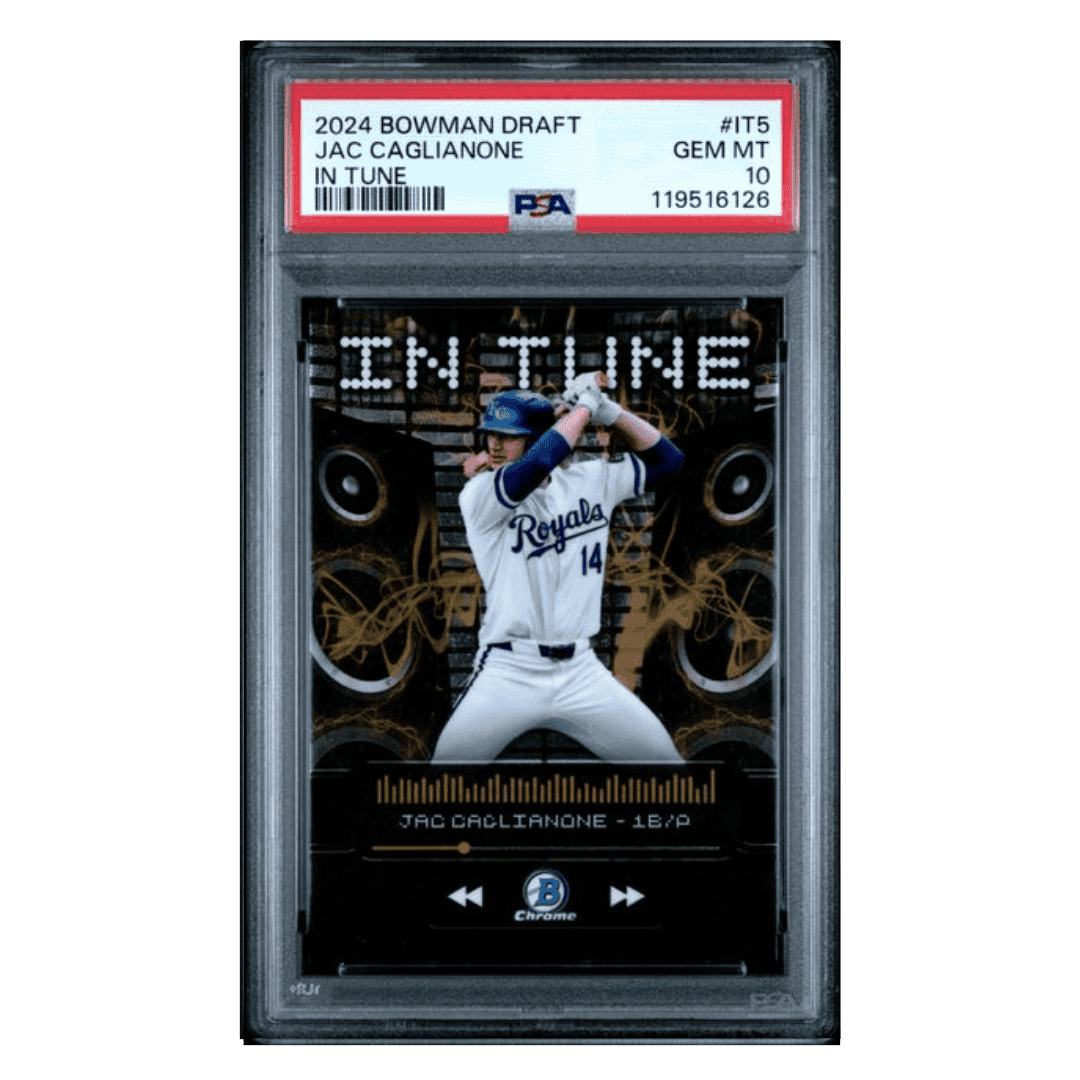 Jac Caglianone PSA 10 2024 Topps Bowman Draft In Tune Card #IT5