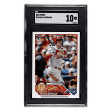 Nolan Gorman SGC 10 2023 Topps Rookie RC Card #16