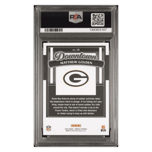 Matthew Golden PSA 9 2025 Panini Donruss Downtown! Rookie RC Card #18