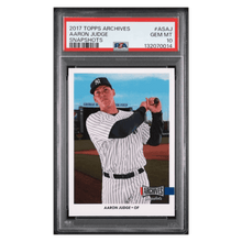 Aaron Judge PSA 10 2017 Topps Archives Snapshots RC Card #ASAJ