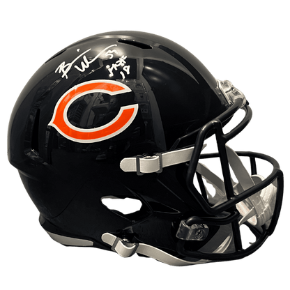 Brian Urlacher Chicago Bears Autographed Full Size Replica Helmet with Inscription - Beckett