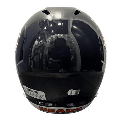 Brian Urlacher Chicago Bears Autographed Full Size Replica Helmet with Inscription - Beckett