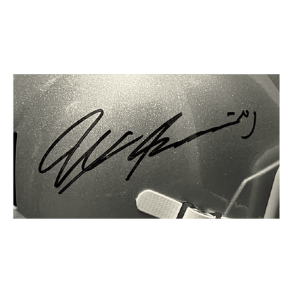 Jaxon Smith-Njigba Ohio State Buckeyes Autographed Full Size Speed Replica Helmet - Beckett COA