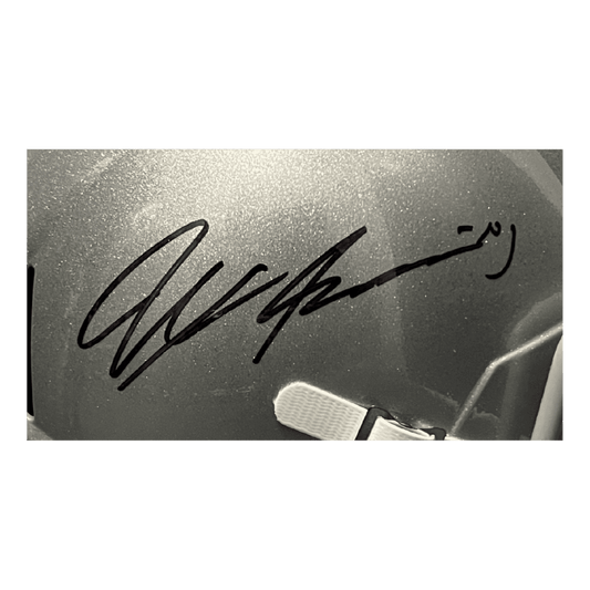 Jaxon Smith-Njigba Ohio State Buckeyes Autographed Full Size Speed Replica Helmet - Beckett COA