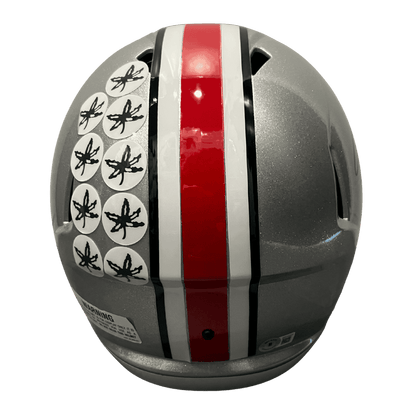 Jaxon Smith-Njigba Ohio State Buckeyes Autographed Full Size Speed Replica Helmet - Beckett COA