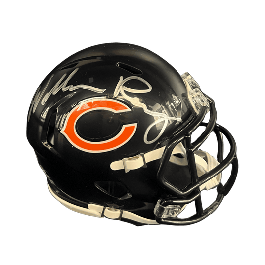 William Perry Chicago Bears Autographed Mini Speed Helmet - Beckett COA