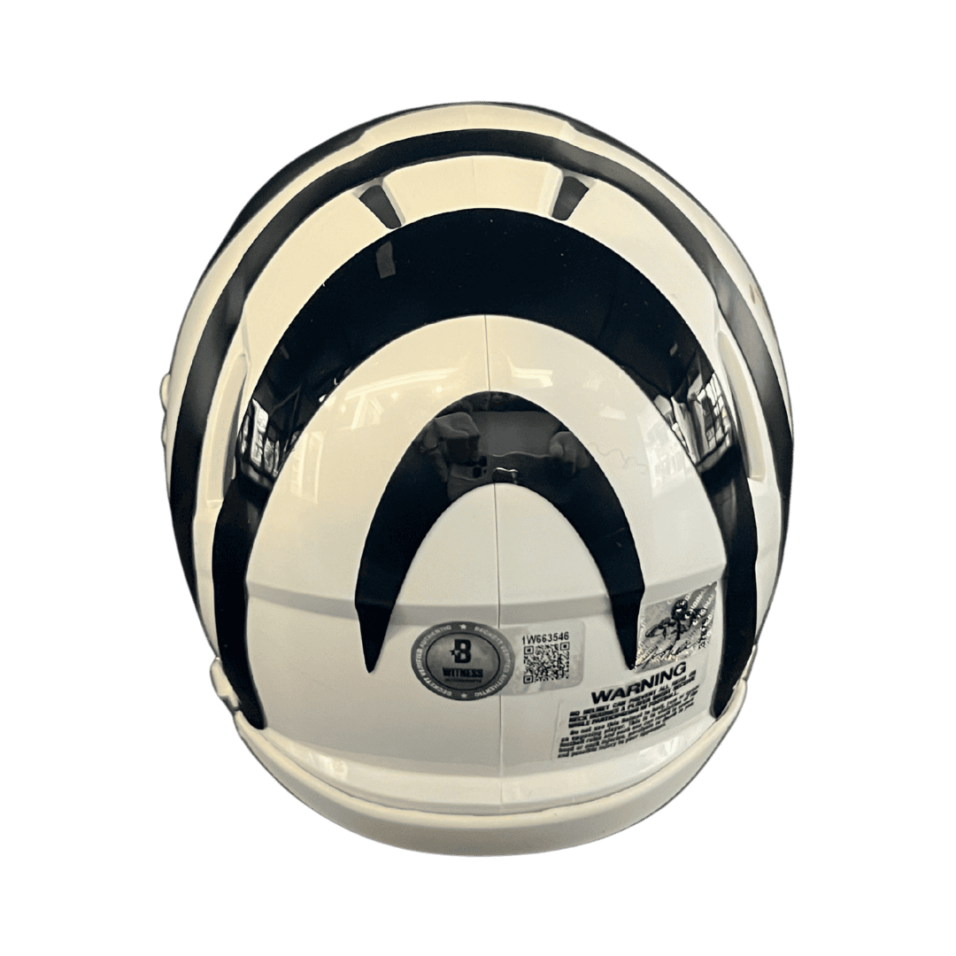 Ja'Marr Chase Cincinnati Bengals Autographed Mini Speed Helmet - Beckett COA
