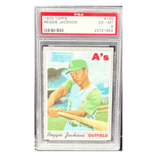 Reggie Jackson PSA 6 1970 Topps Card #140