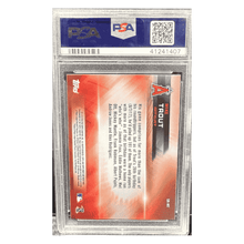 Mike Trout PSA 10 2018 Topps Finest Sitting Red Card #SRMT