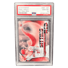 Mike Trout PSA 10 2018 Topps Finest Sitting Red Card #SRMT