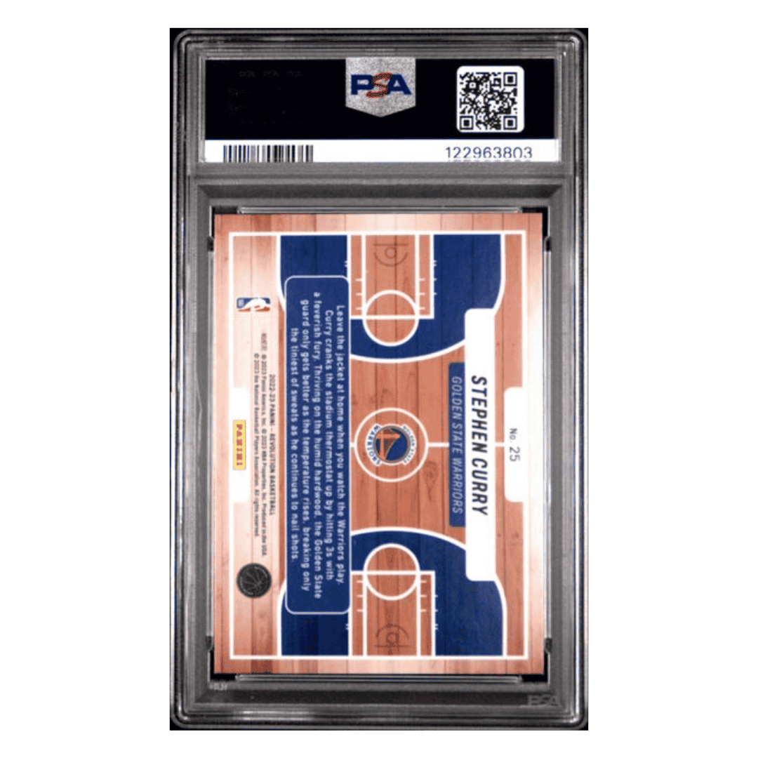 Steph Curry PSA 9 2022 Panini Revolution Prime Time Performers Card #25