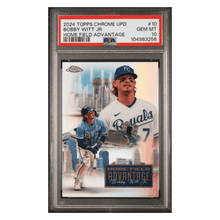 Bobby Witt Jr PSA 10 2024 Topps Chrome Update Home Field Advantage Case Hit Card #10