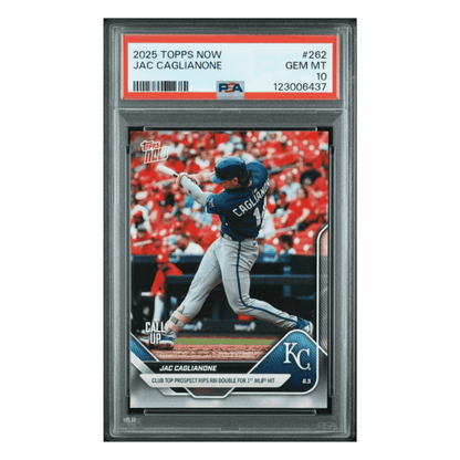 Jac Caglianone PSA 10 2025 Topps Now Card #262