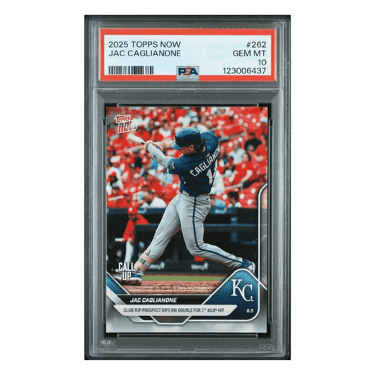 Jac Caglianone PSA 10 2025 Topps Now Card #262