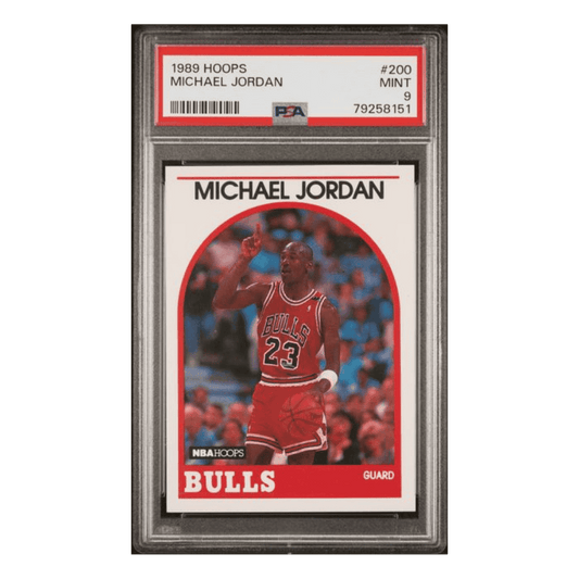 Michael Jordan PSA 9 1989 Hoops Card #200