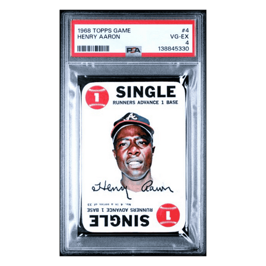 Henry Aaron PSA 4 1968 Topps Card #4