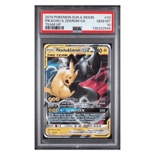 Pikachu & Zekrom GX PSA 10 2019 Pokemon Sun & Moon Team Up Card #33