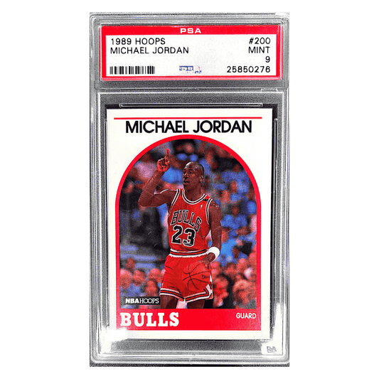 Michael Jordan PSA 9 1989 Hoops Card #200