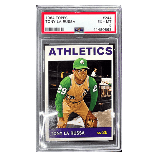 Tony LaRussa PSA 6 1964 Topps Card #244