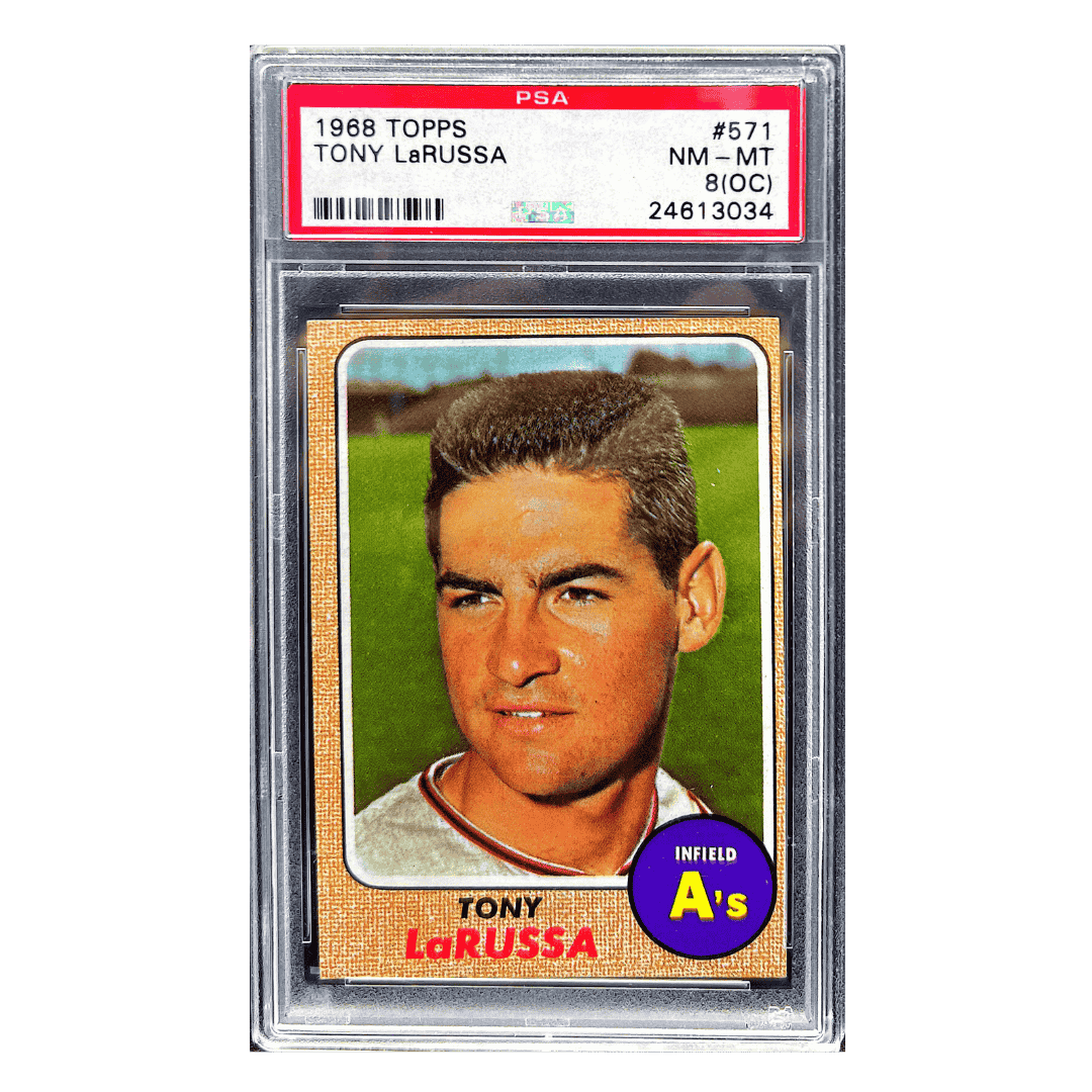 Tony LaRussa PSA 8 1968 Topps Card #571