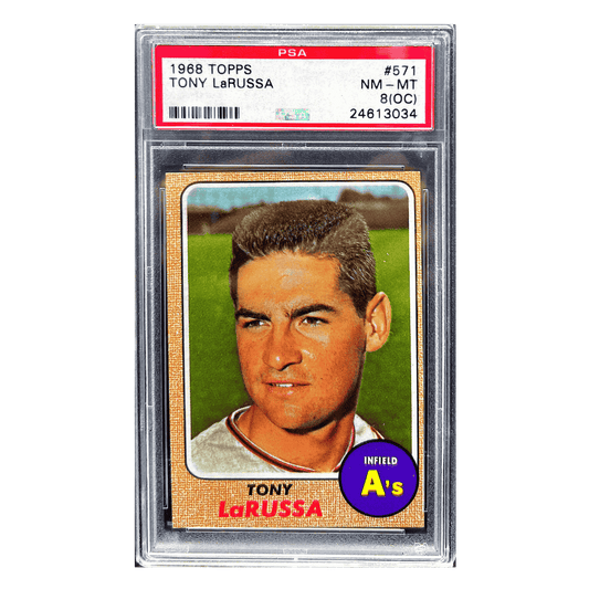 Tony LaRussa PSA 8 1968 Topps Card #571